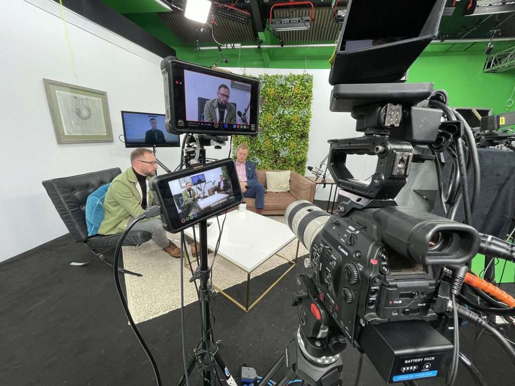 MGL Media in podcast studio